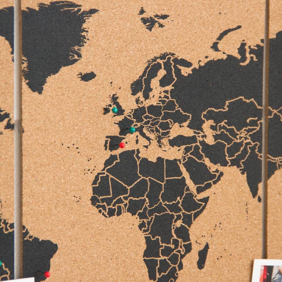 Mapa del mundo de corcho - Woody Map Natural Puzzle----Misswood