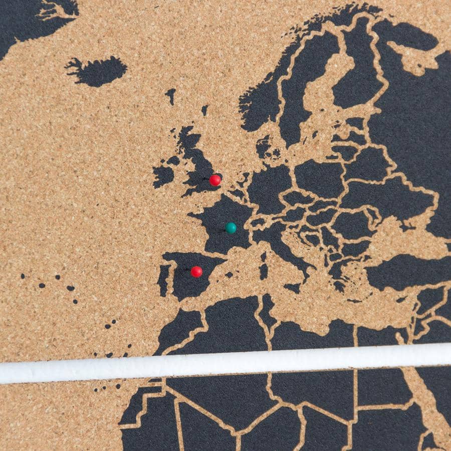 Mapa del mundo de corcho - Woody Map Natural Puzzle----Misswood