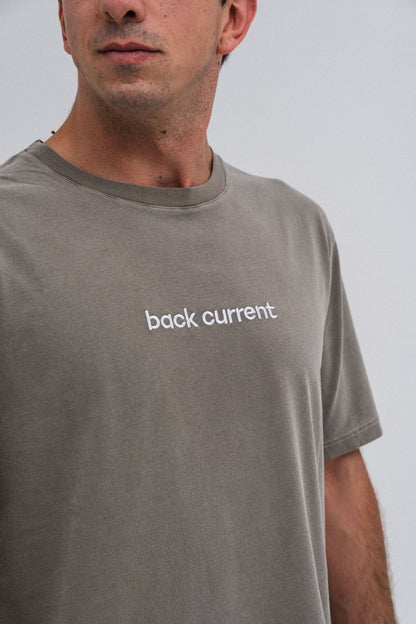 Unisex Embroidered ⁠Organic Cotton T-shirt Green Kelp