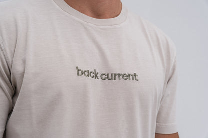 Unisex Embroidered ⁠Organic Cotton T-shirt White Pearl