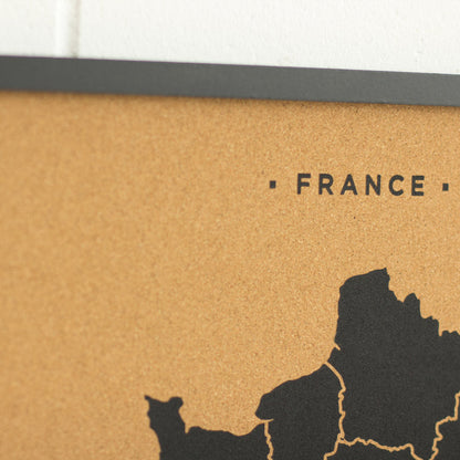 Mapa de corcho - Woody Map Natural Francia----Misswood