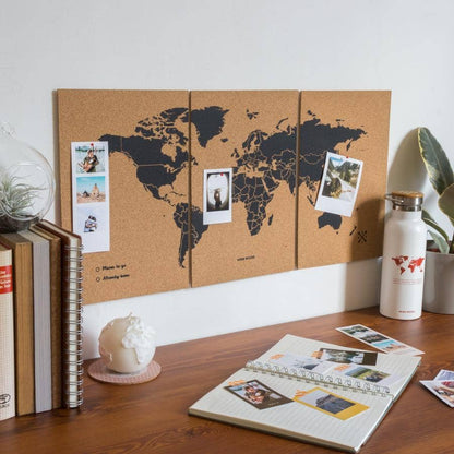 Mapa del mundo de corcho - Woody Map Natural Puzzle----Misswood