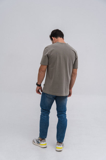 Unisex Printed ⁠Organic Cotton T-shirt Green Kelp