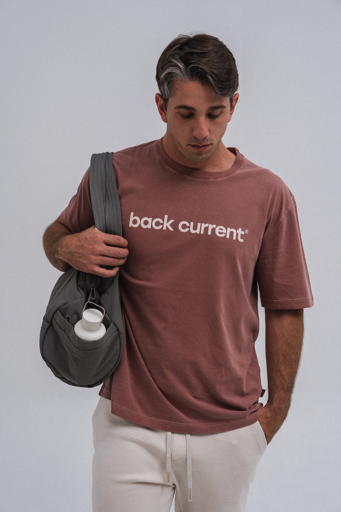 Unisex Printed ⁠Organic Cotton T-shirt Dusty Rose