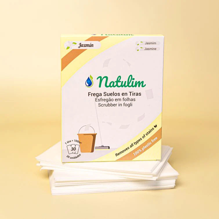 Eco-Floor Cleaning Strips with Jasmine Fragrance - 30 strips
