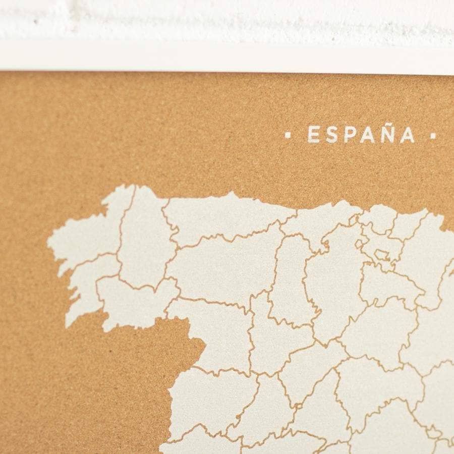 Mapa de corcho - Woody Map Natural España----Misswood