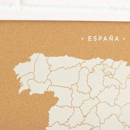 Mapa de corcho - Woody Map Natural España----Misswood