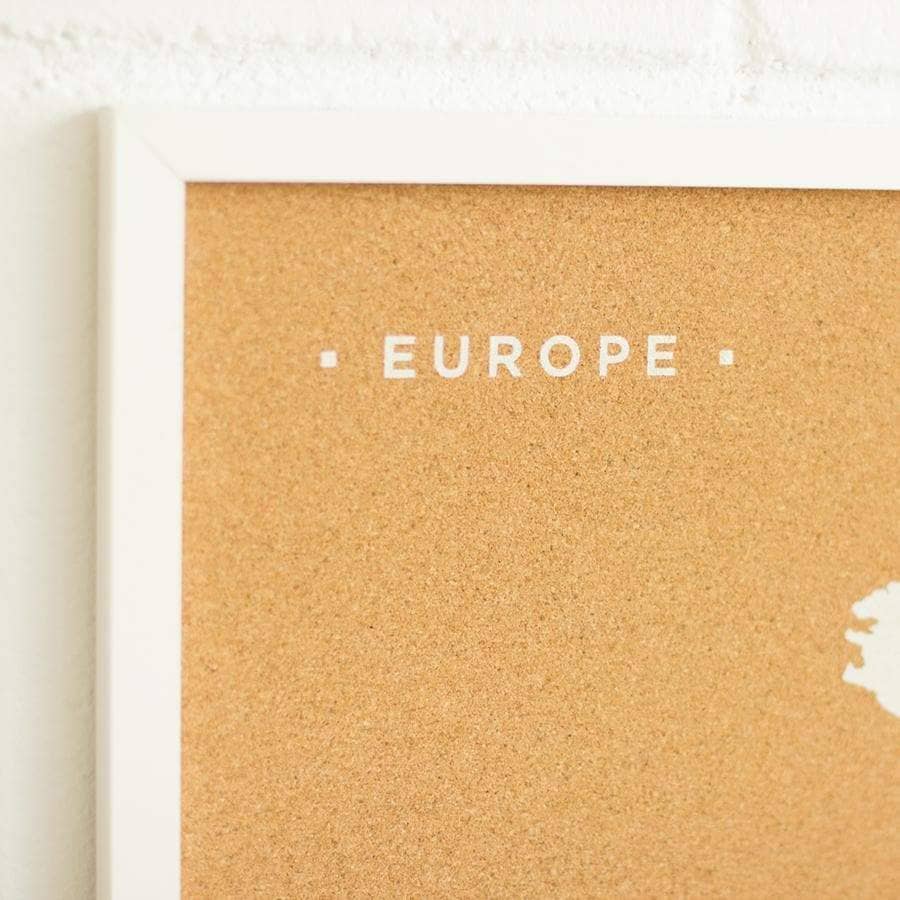 Mapa de corcho - Woody Map Natural Europa----Misswood