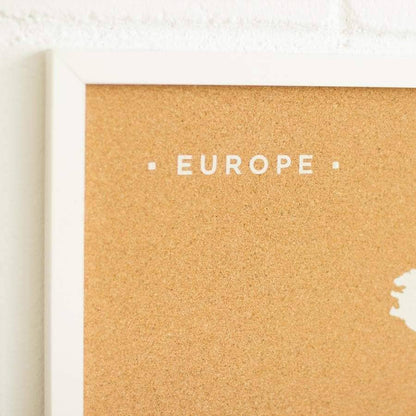 Mapa de corcho - Woody Map Natural Europa----Misswood