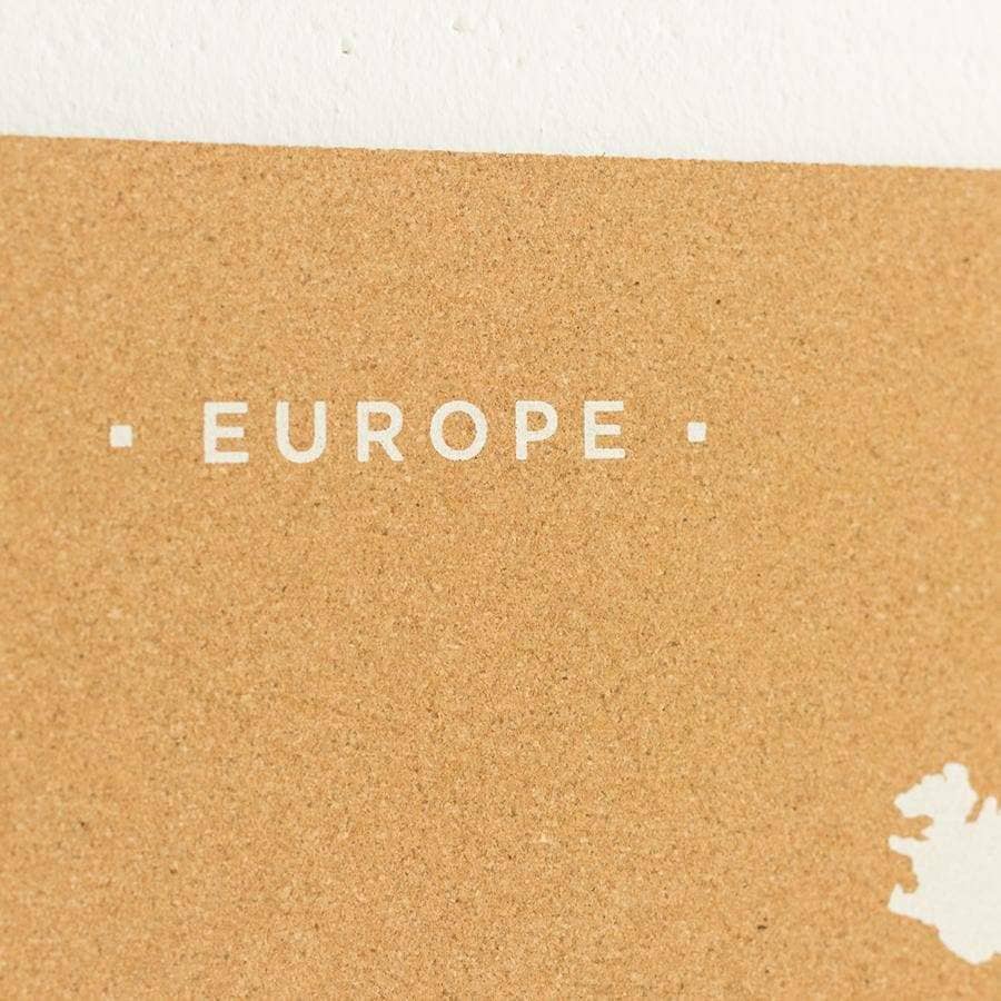 Mapa de corcho - Woody Map Natural Europa----Misswood
