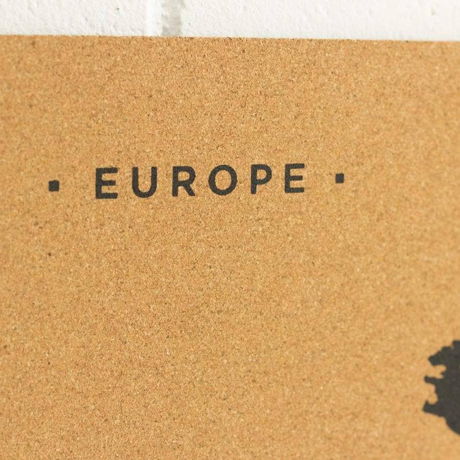 Mapa de corcho - Woody Map Natural Europa----Misswood