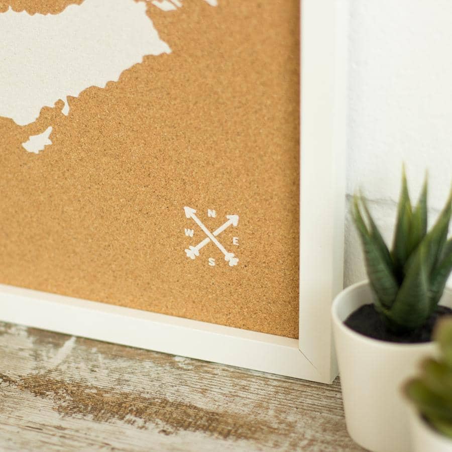 Mapa de corcho - Woody Map Natural Europa----Misswood
