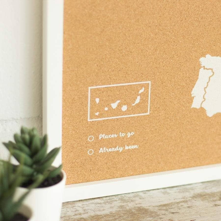 Mapa de corcho - Woody Map Natural Europa----Misswood