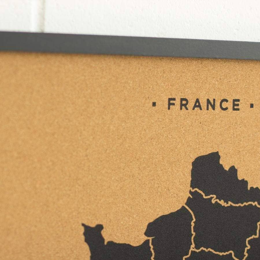 Mapa de corcho - Woody Map Natural Francia----Misswood