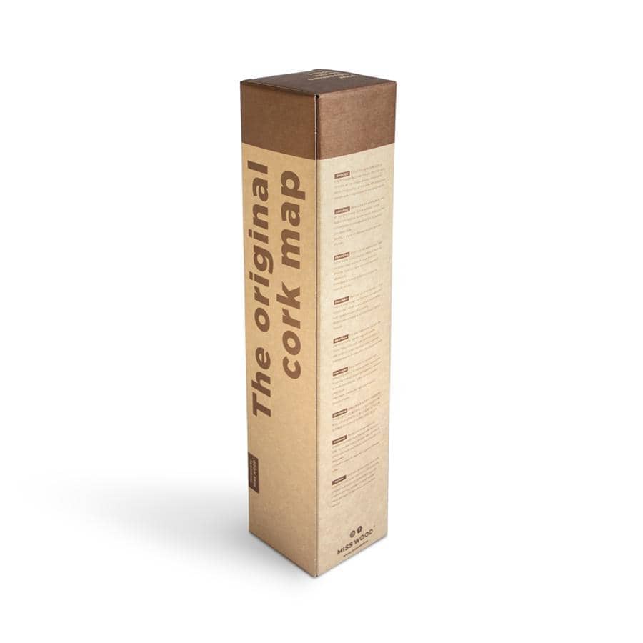 Mapa de corcho - Woody Map Natural Francia----Misswood