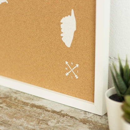 Mapa de corcho - Woody Map Natural Francia----Misswood