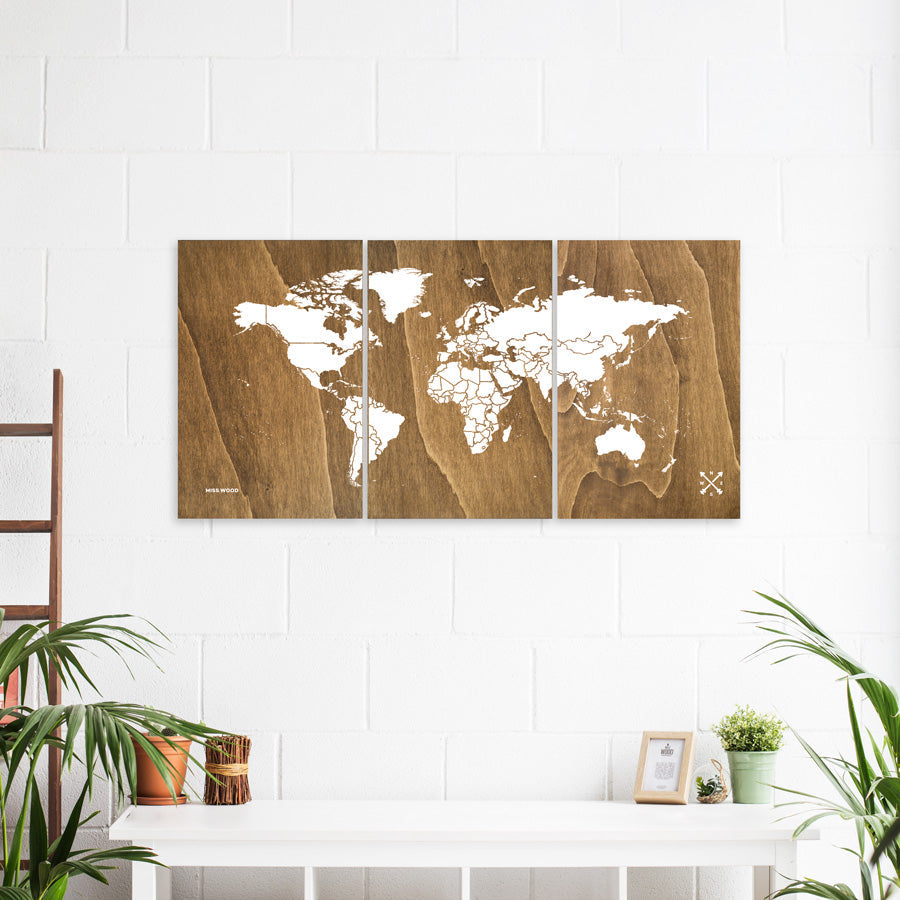 Mapa de madera - Woody Map Wooden Edition-120 x 60 cm-120 x 60 cm--Misswood